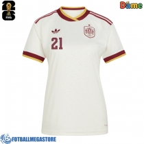 Fotballdrakt Dame Spania Mikel Oyarzabal #21 Bortedrakt VM 2026 Kortermet